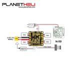Matek Mini Power Hub Power Distribution Board With BEC 5V And 12V for RC Drone FPV Racing